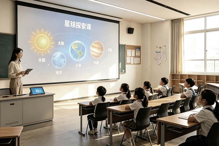 教育投影互动课堂方案